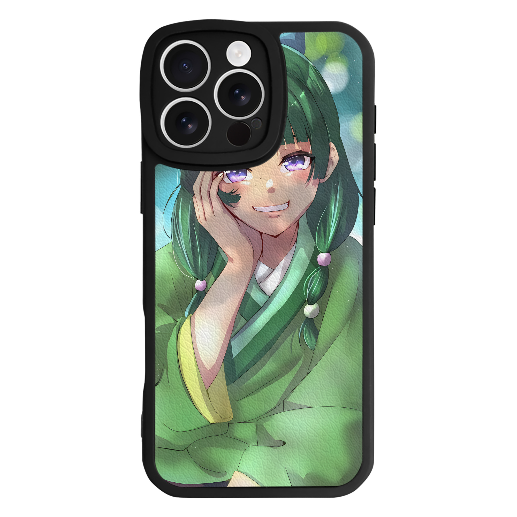 （画像用） 薬屋のひとりごと The Apothecary Diaries 【iPhone 16シリーズ対応】シリコンスマホケース（レザー調） 材質：シリコン